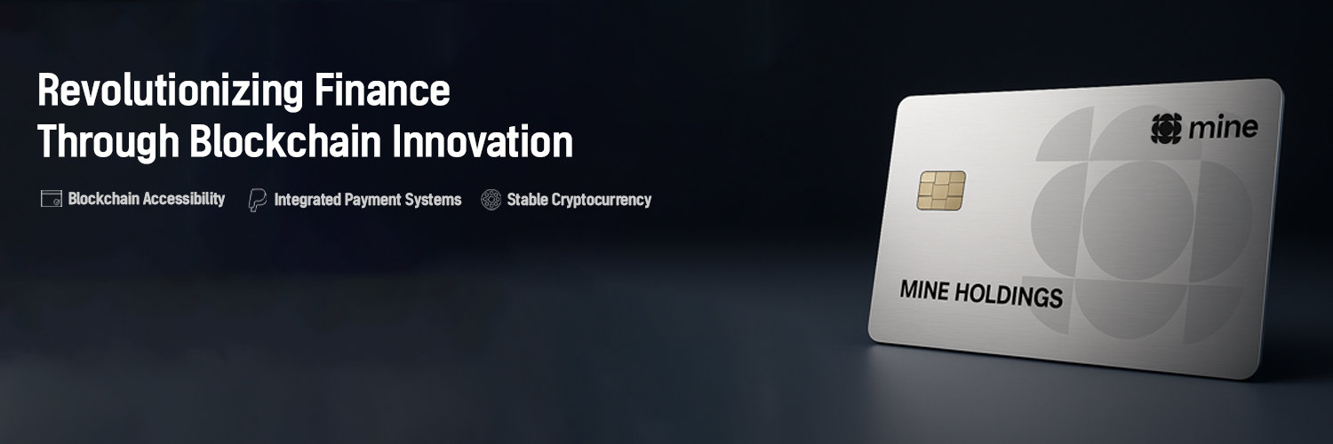 Mine Pay & Card banner