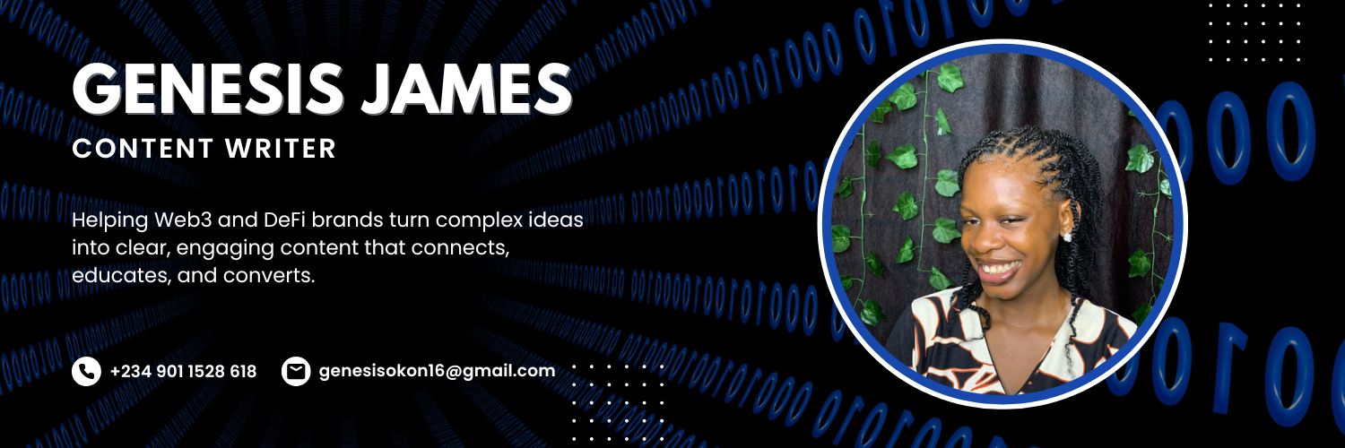 Genesis James banner