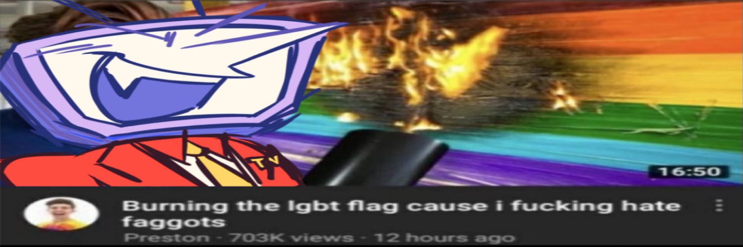 Homophobic Tenna's banner