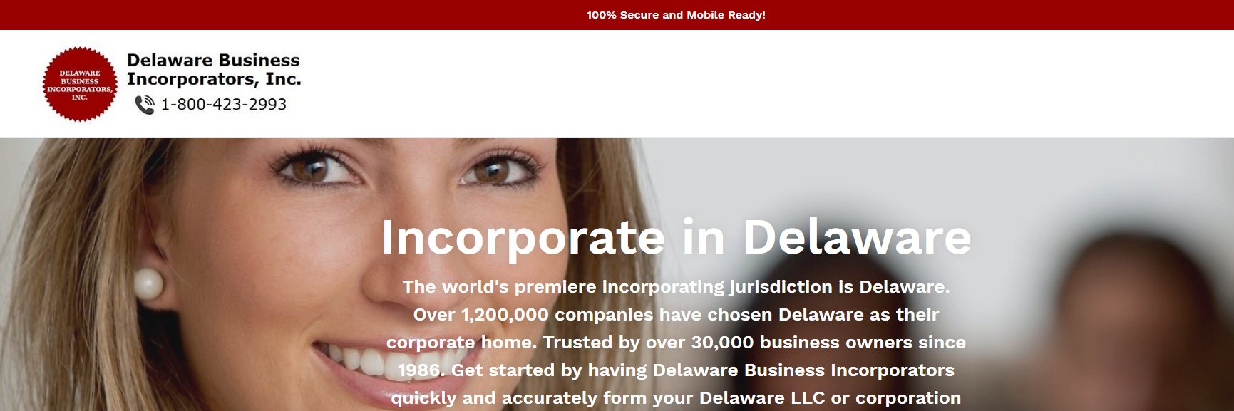 Delaware Business Incorporators banner