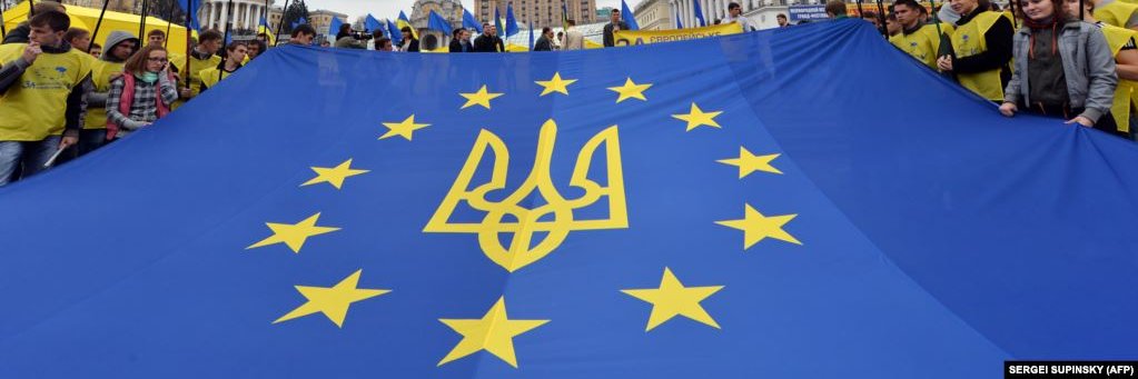 European Action for Ukraine's banner