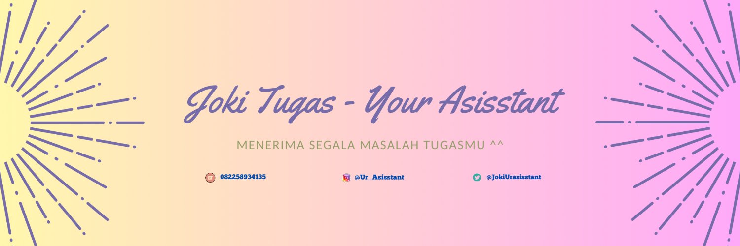 Joki Tugas - Ur Asisstant banner