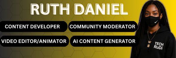 RuthDanielX Profile Banner