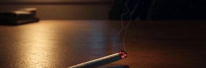 Nick Blaze, Human Cigarette's banner