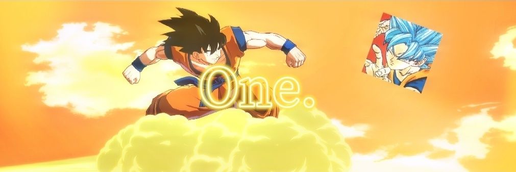 One. banner
