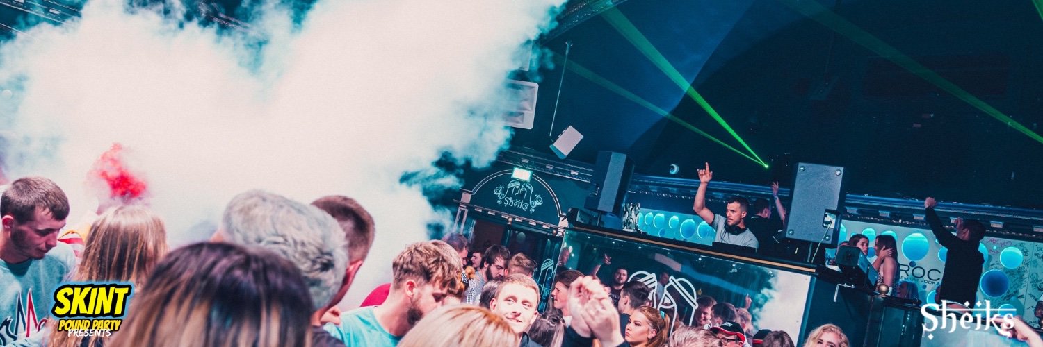 Sheiks Nightclub banner