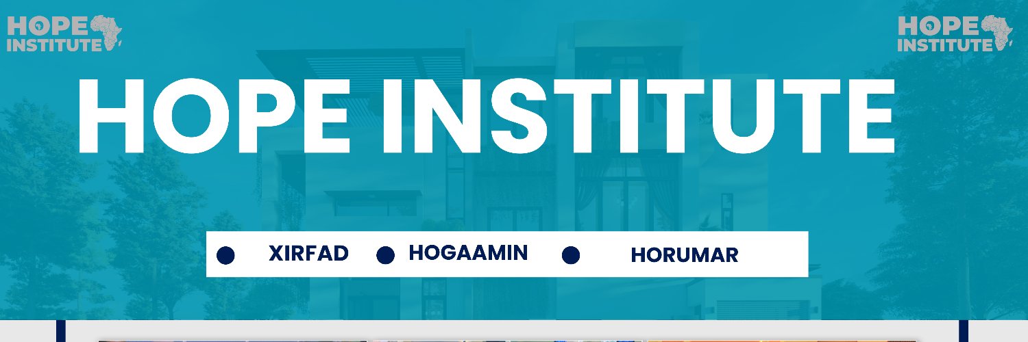 Hope Institute's banner