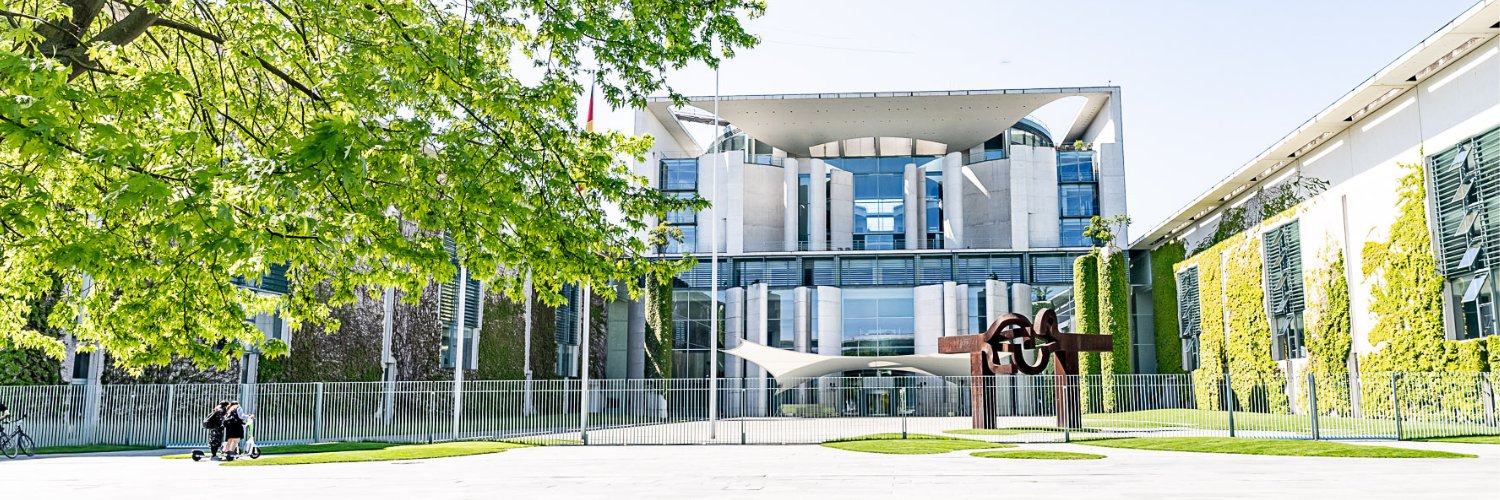 Bundeskanzler Friedrich Merz's banner