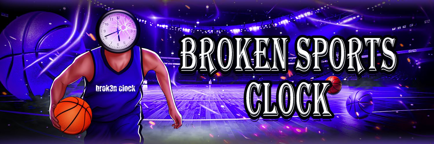 broken clock sports banner