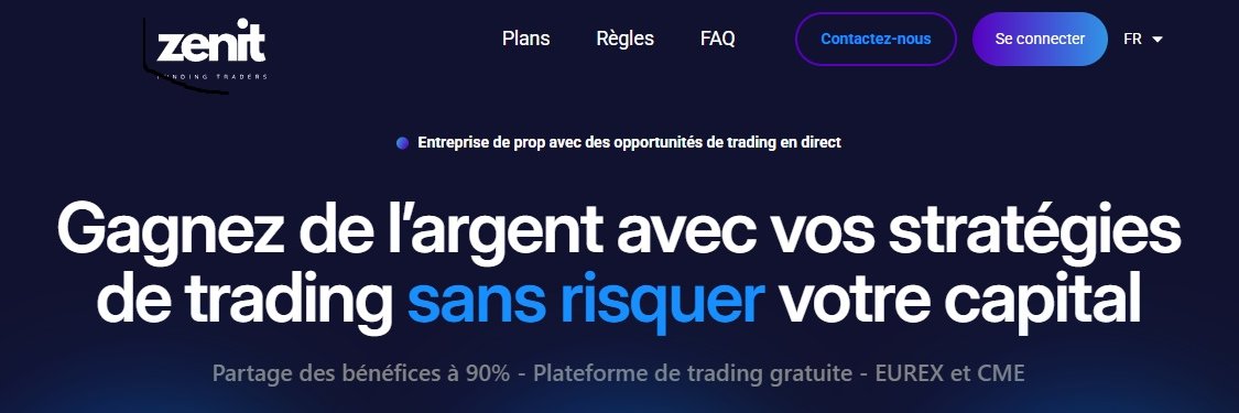 ZENIT FUNDING banner