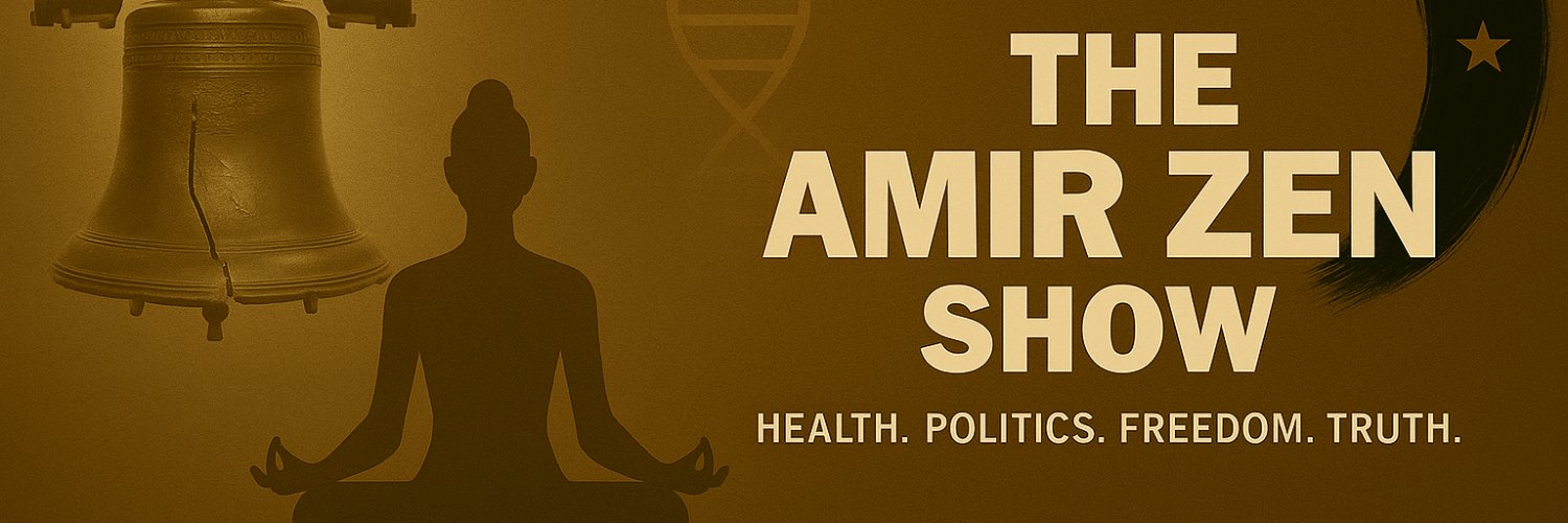 The Amir Zen Show's banner