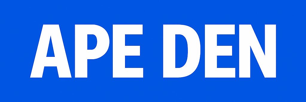 Ape Den's banner