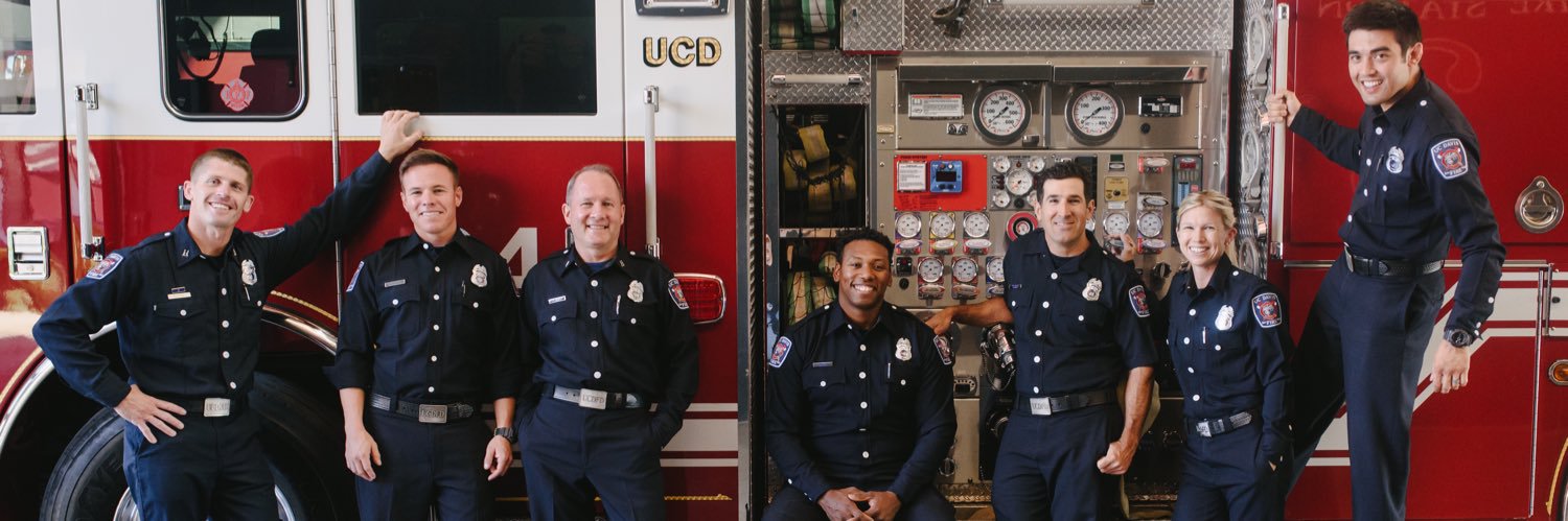 UC Davis Fire Dept. banner