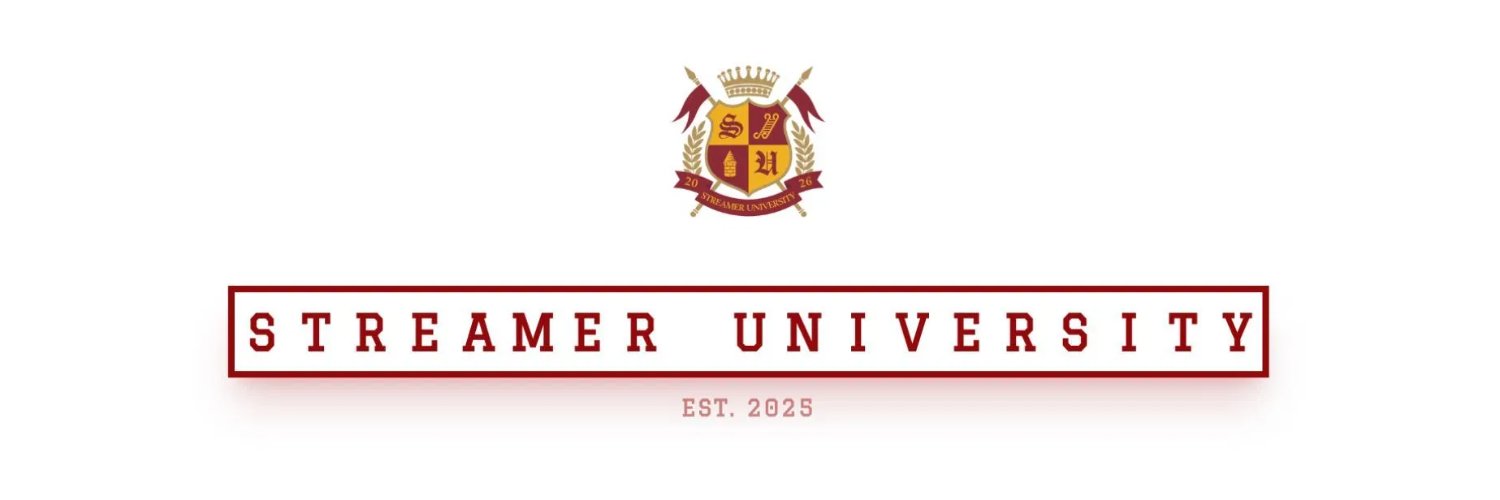 Streamer University banner