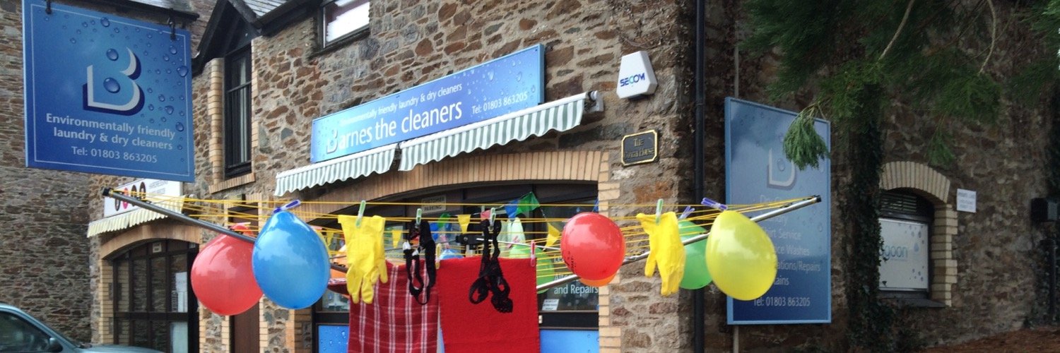 Barnes the cleaners banner