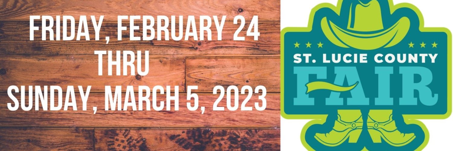 St Lucie County Fair banner