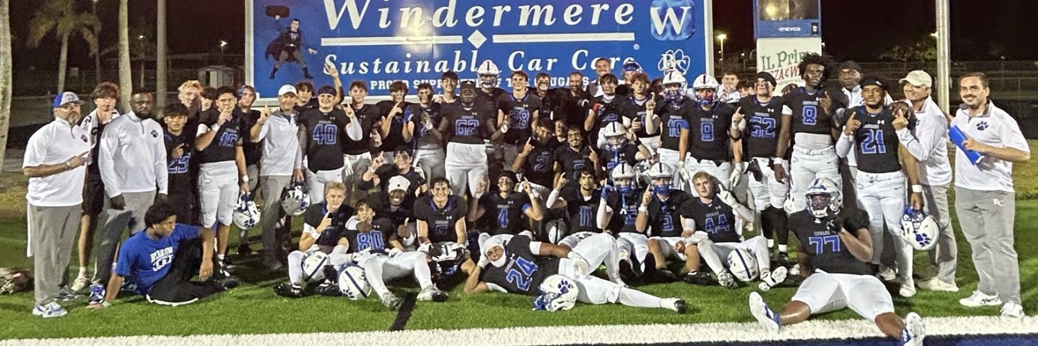 Barron Collier Football banner