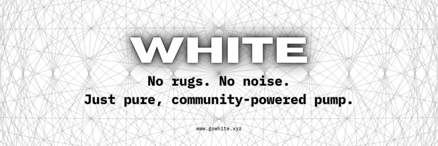 WHITE - Official banner