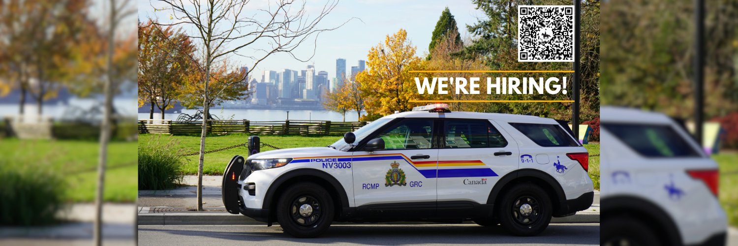 North Vancouver RCMP's banner