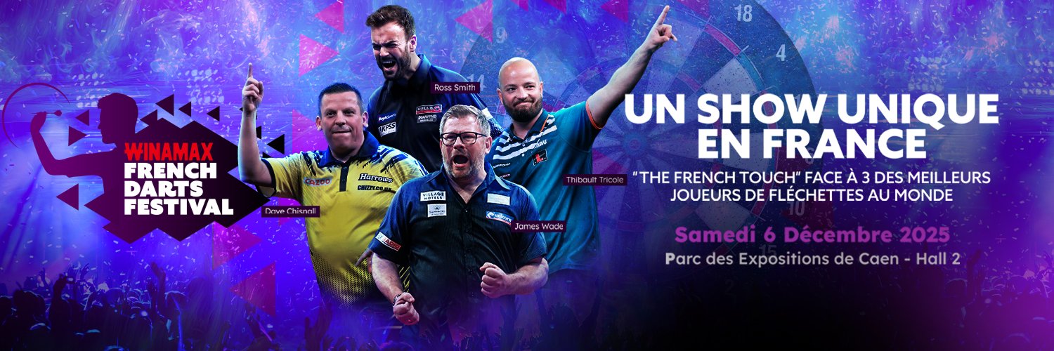 Winamax French Darts Festival's banner