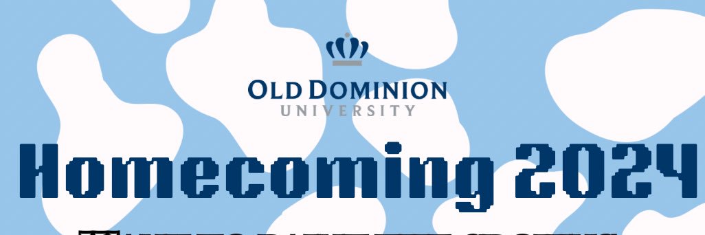 ODU Homecoming 💙🦁👑 banner