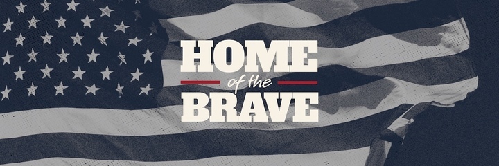 Home of the Brave's banner