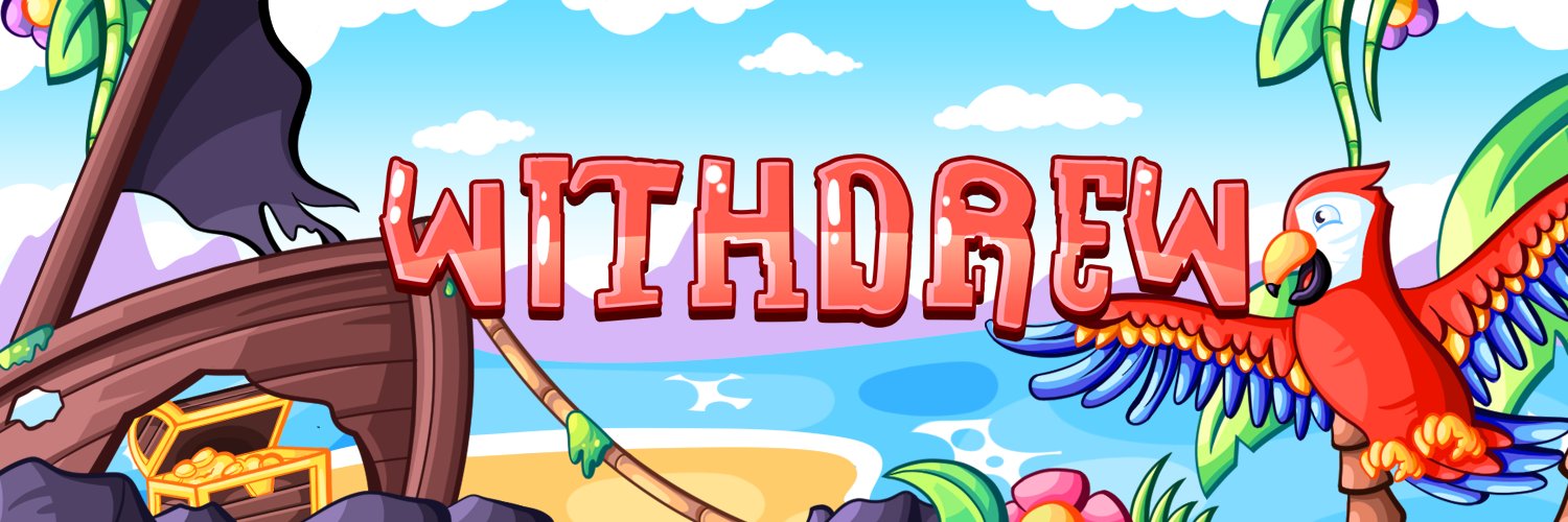 Twitter banner for @withdrew