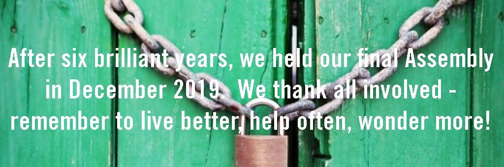 Sunday Assembly Newc banner