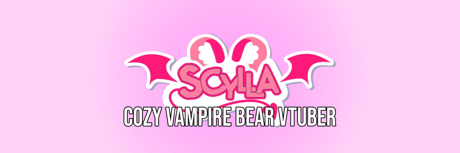 Scylla 🐻🦇 | Vampire Bear Vtuber banner