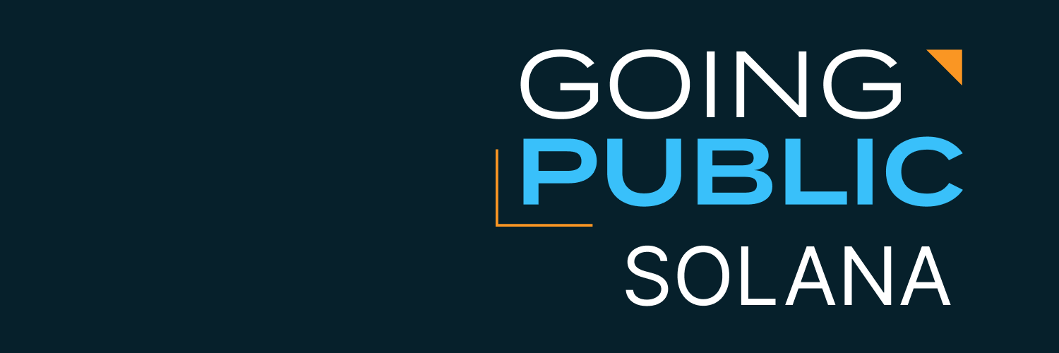 Going Public SOL Parody banner