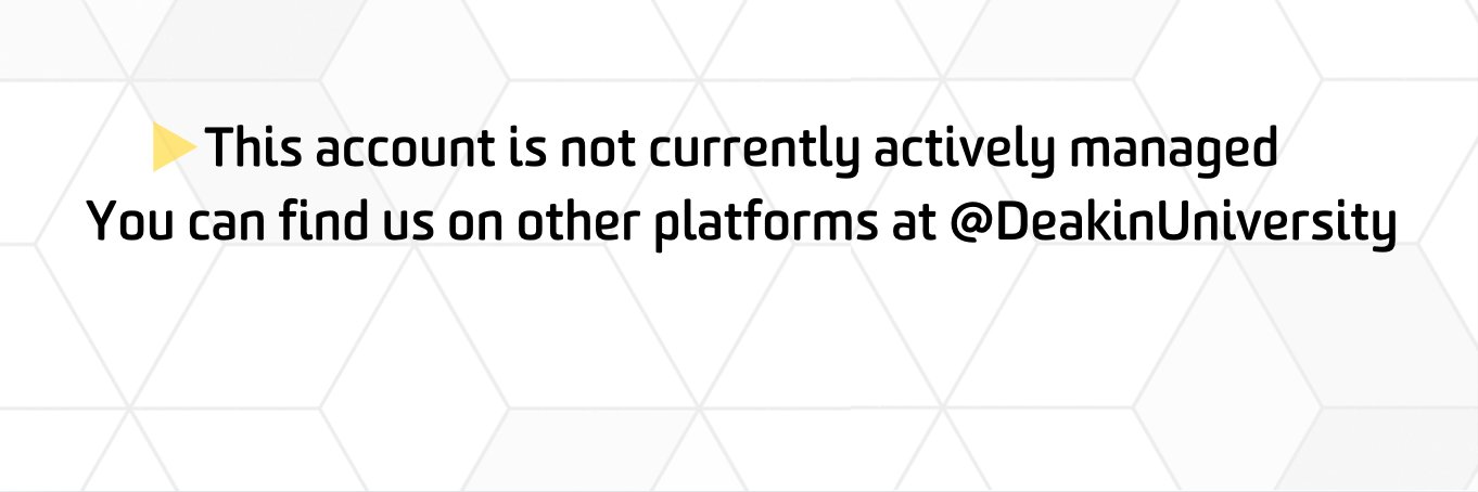 Deakin University banner