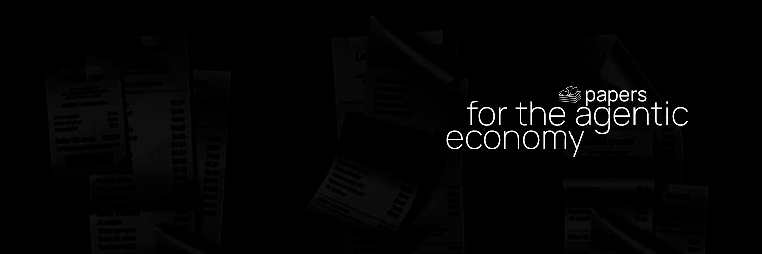 Twitter banner for @papers