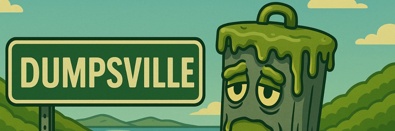 Melted Trashcan banner