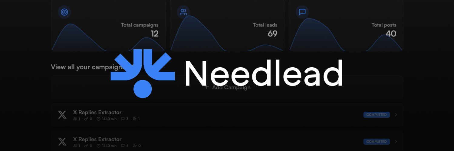 Needlead banner