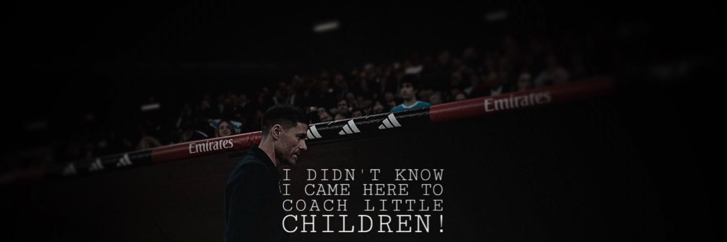 Xabi forever" banner