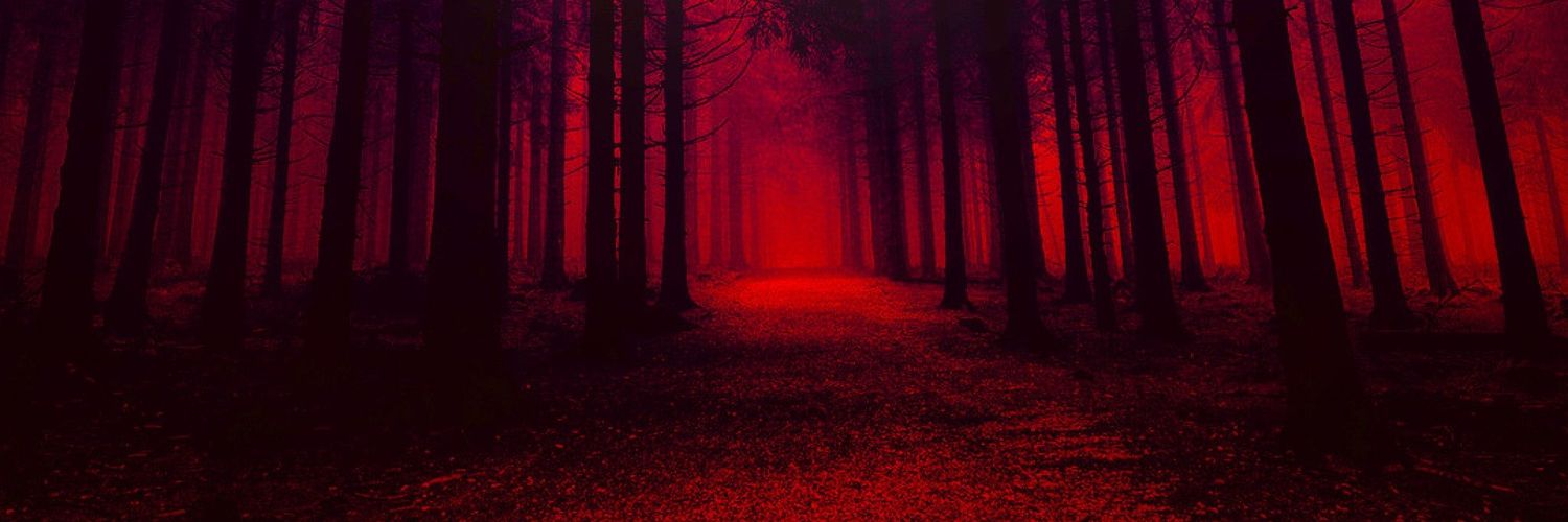 Red forest banner