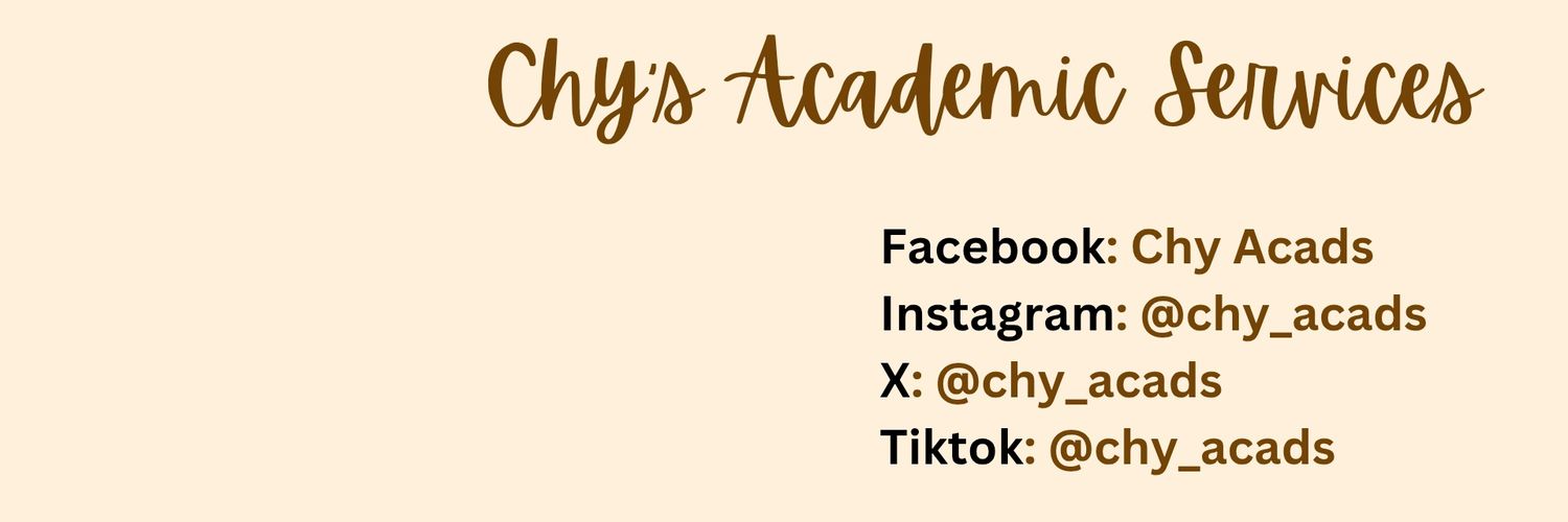 Chy's Academic Services banner
