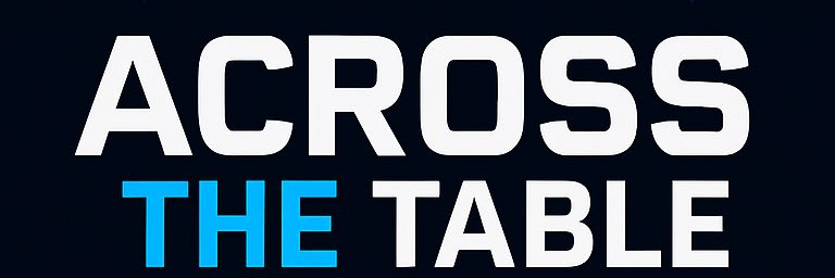 Across the table podcast banner