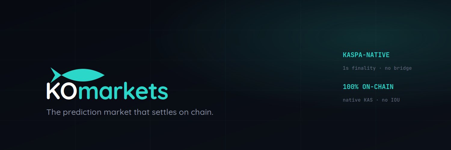 KaspaMarkets's profile banner image