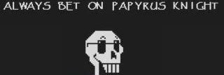 GP - #1 Papyrus Knight believer's banner