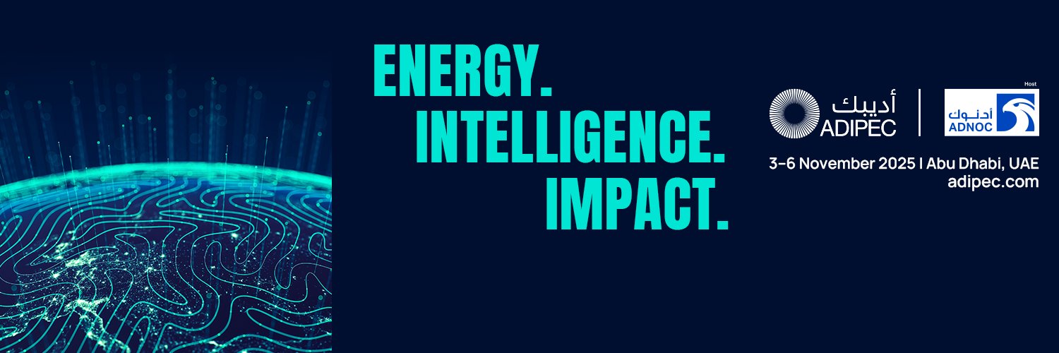 ADIPEC's banner