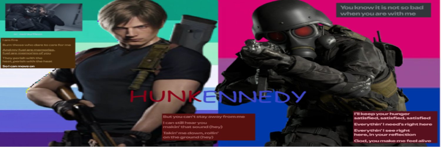 that one hunkennedy guy || RE9 spoilers banner