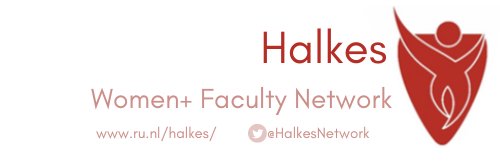 Halkes Women+ Faculty Network (Radboud) banner
