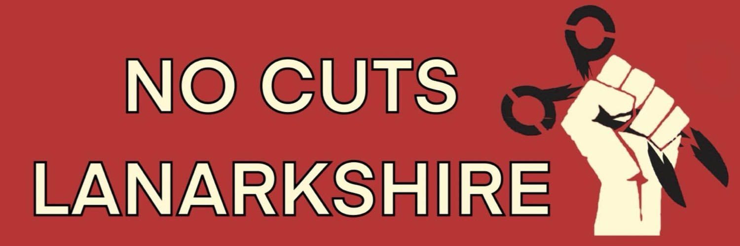 NoCutsLanarkshire banner
