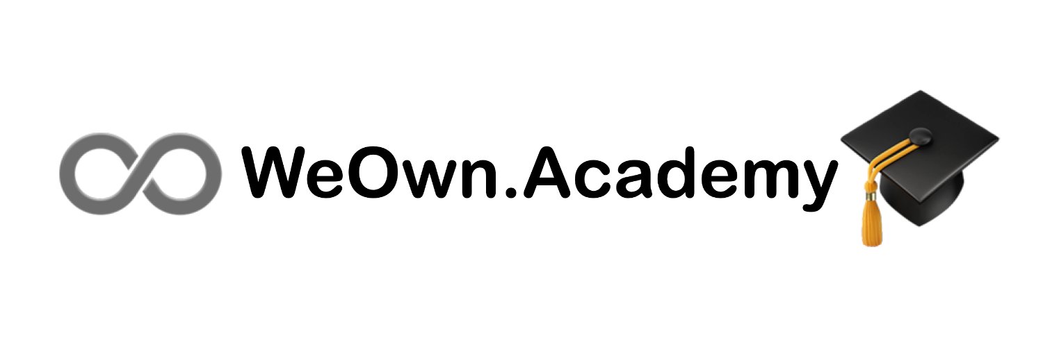 WeOwn.Academy 🎓 banner