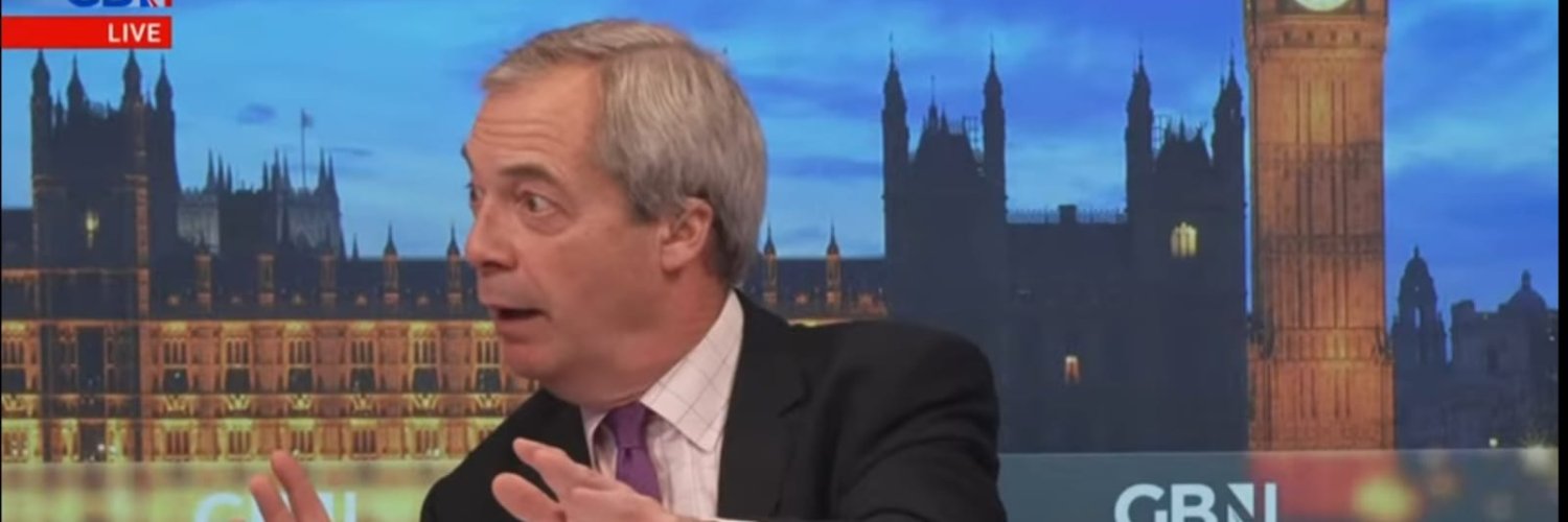 Where is Farage? banner