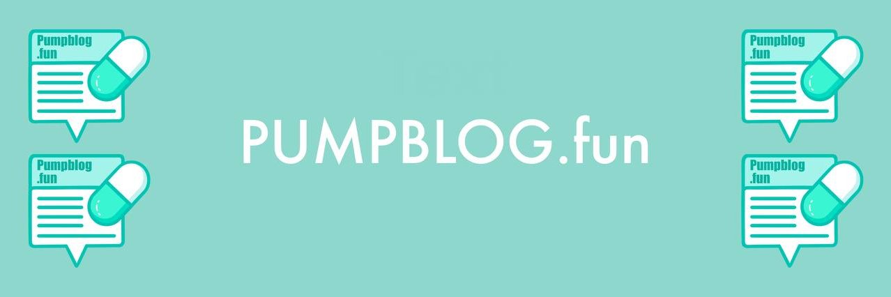 pumpblog.fun banner