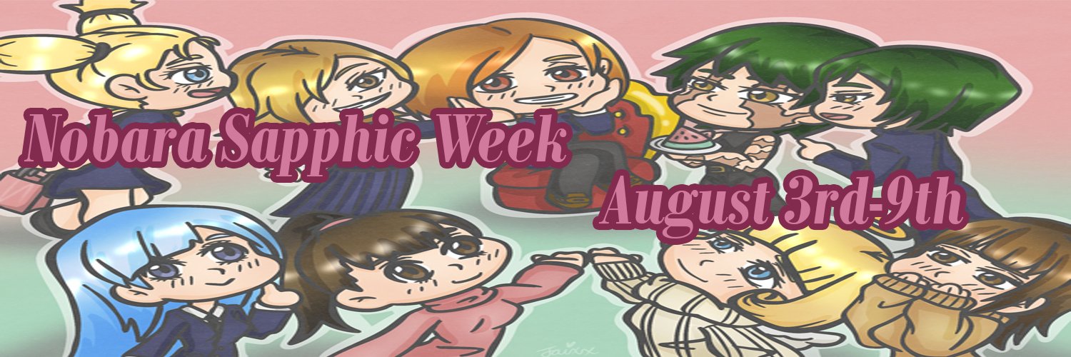 Nobara Sapphic Week 2025's banner