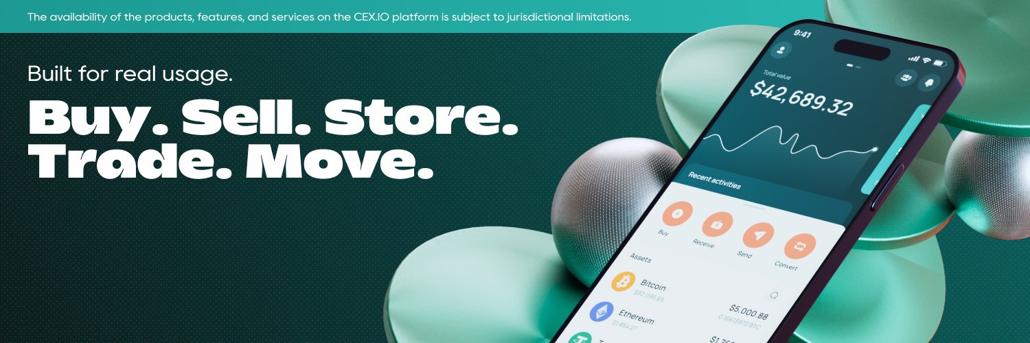 CEX.IO's banner