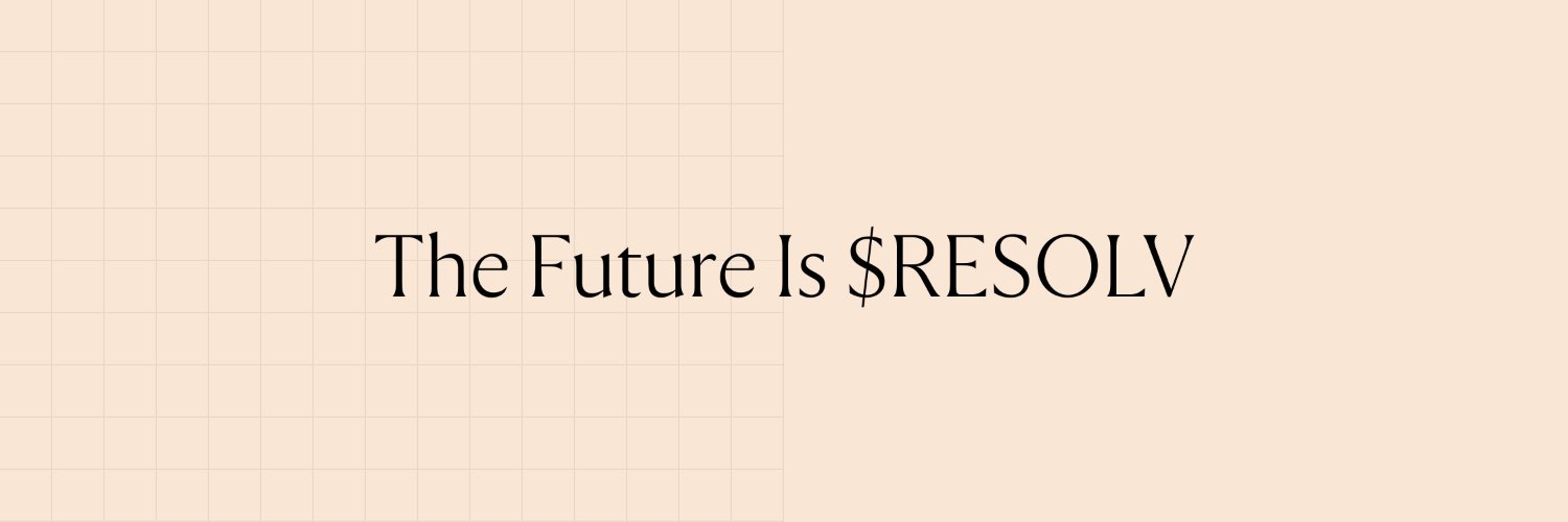 Resolv Foundation's banner